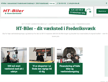 Tablet Screenshot of ht-biler.dk